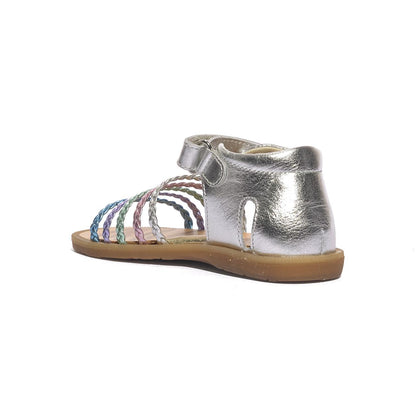NATURINO 0010502667.09.2Q14 SILVER PINK Sandali Bambina 