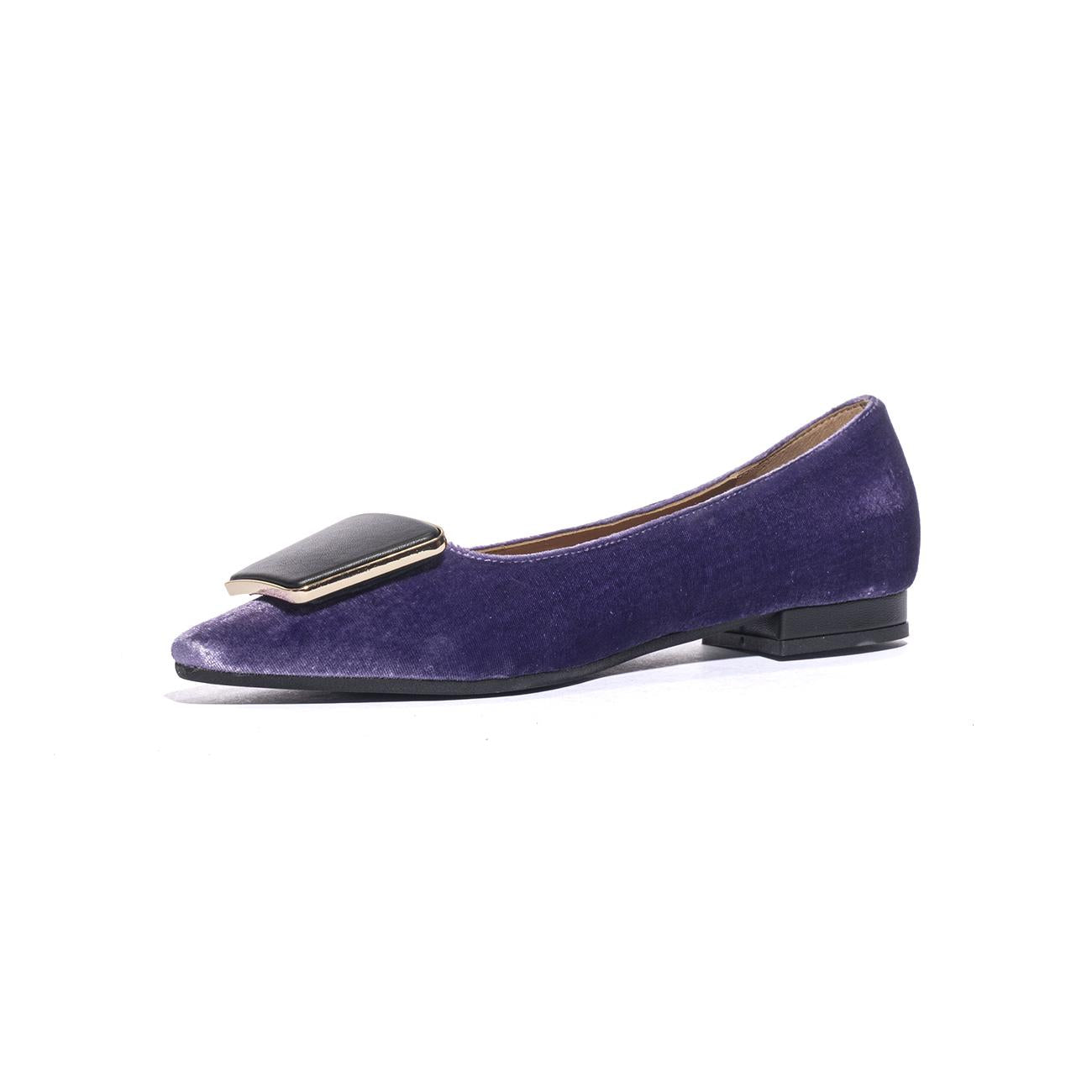 Infradito Uzuri  VELLUTO Viola 63E3VIOLA FRAU