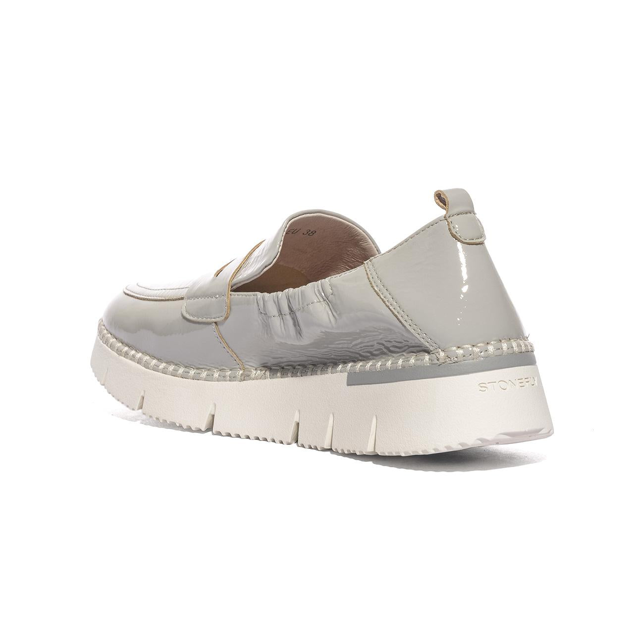 STONEFLY 213921 FLINT LT GRAY Mocassini Donna 
