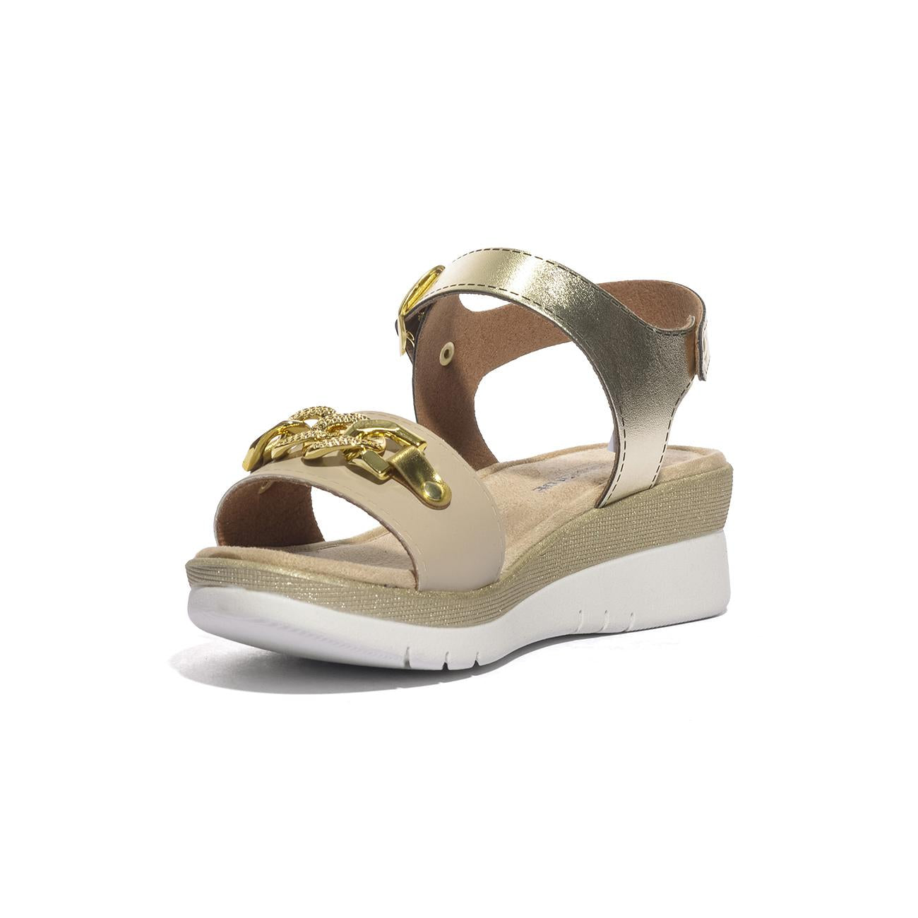 VALLEVERDE 52103 BEIGE Sandali Donna 