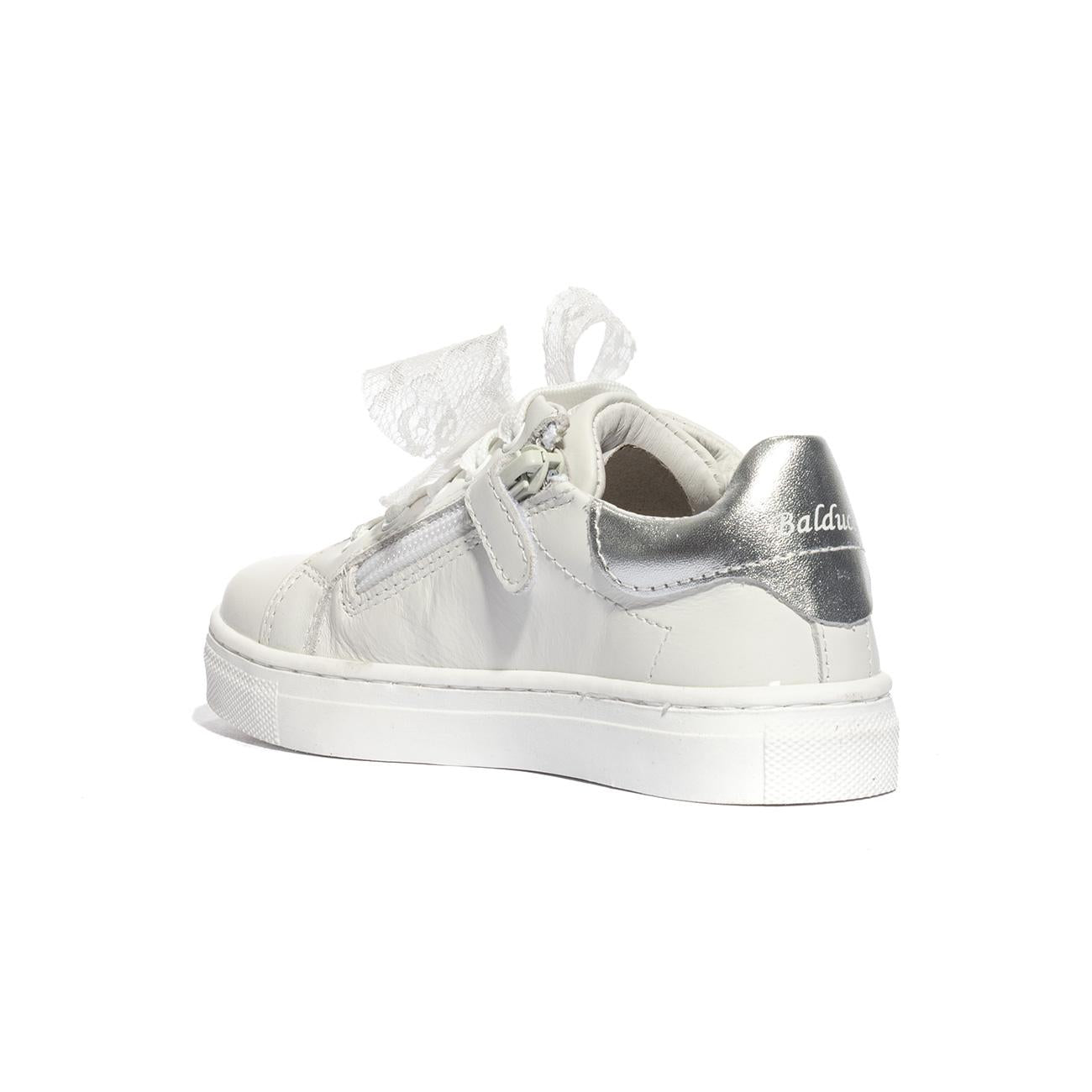 BALDUCCI BUTT1901 BIANCO ARGENTO Sneakers Bambina 