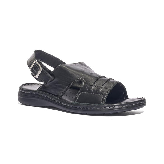 GLAMOUR 3180 NERO Sandali Uomo 