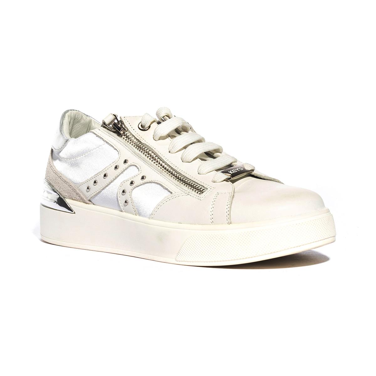 KEYS K6161 WHITE Sneakers Donna 
