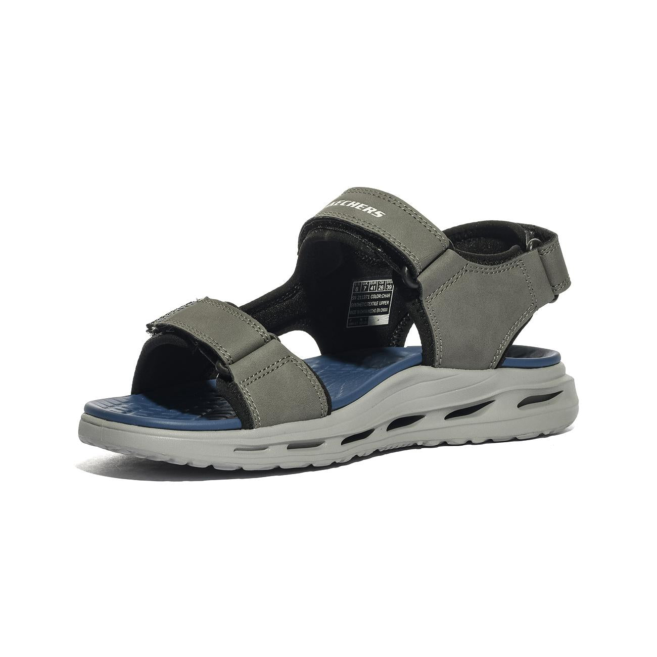 SKECHERS 211371 CHAR Sandali Uomo 