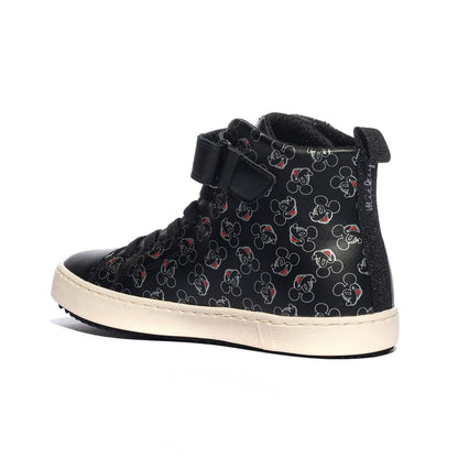 GEOX J364GH 4 BLACK SILVER C0039 Sneakers Bambina 