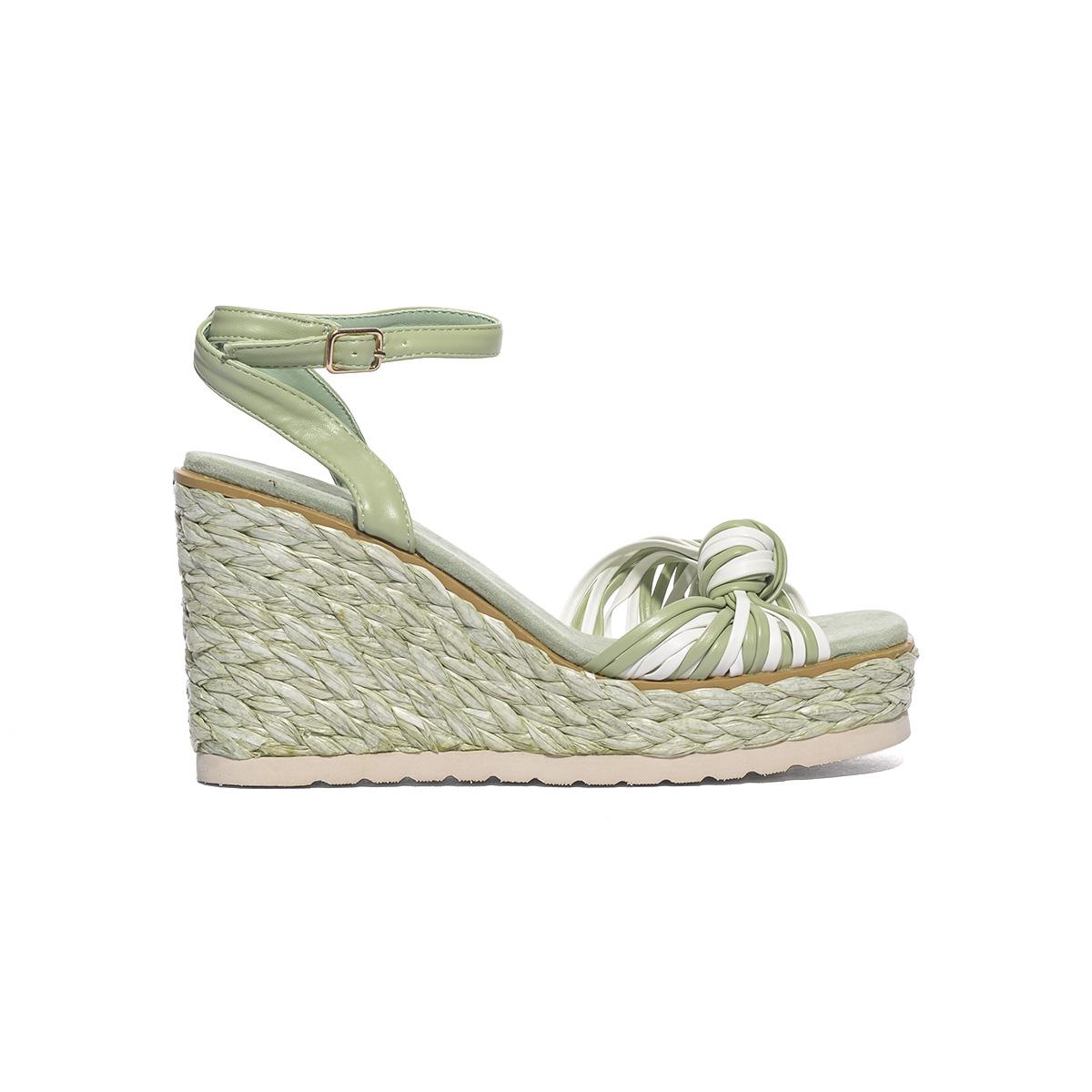 KISS KRISS K55 VERDE BIANCO Sandali Donna 