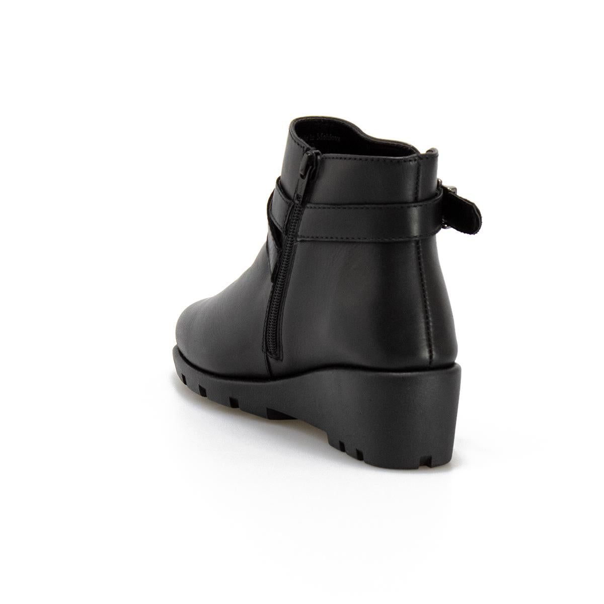 VALLEVERDE 36185 NAPPA NERA Stivaletti Donna 