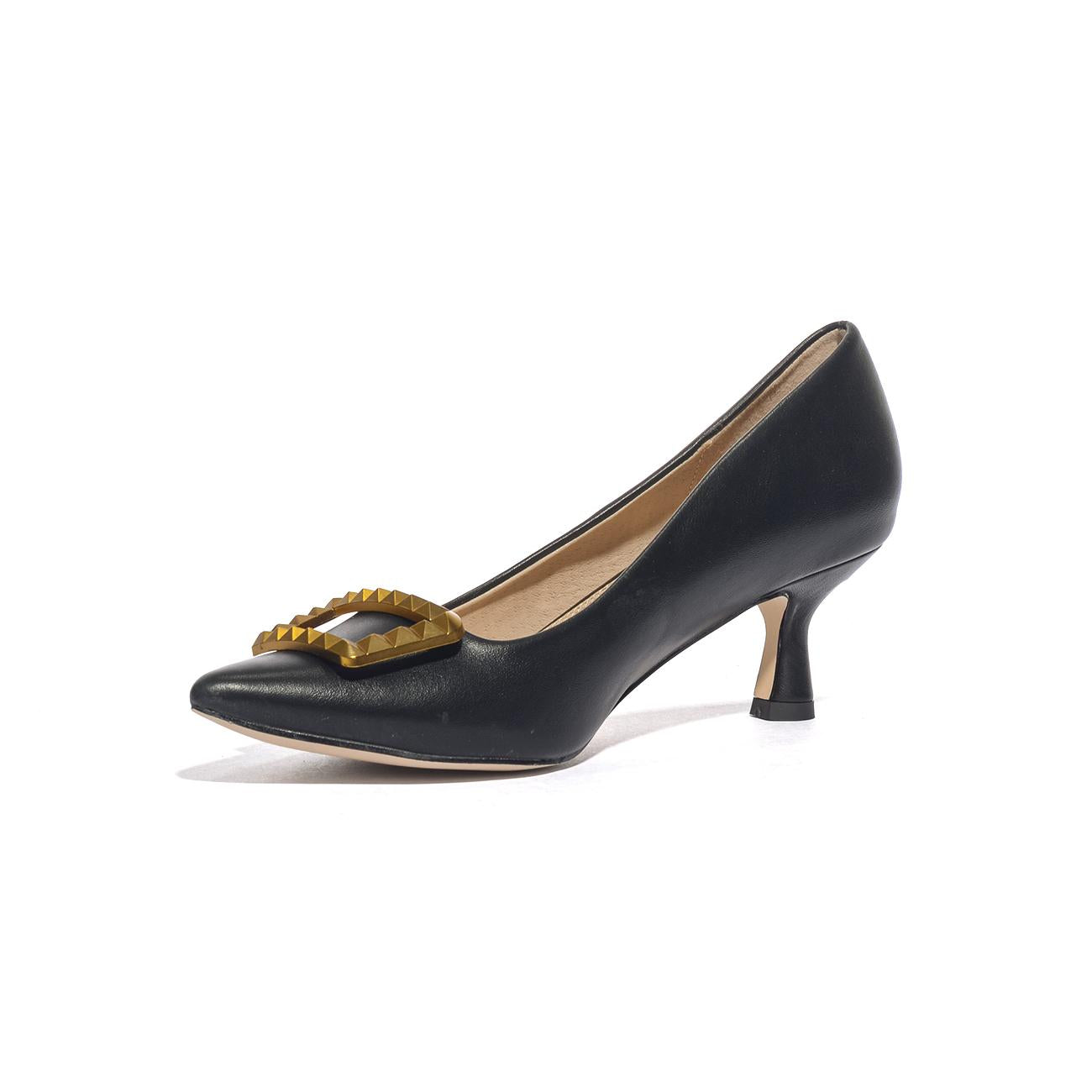 GOLD & GOLD GD102 NERO Decollete Donna 