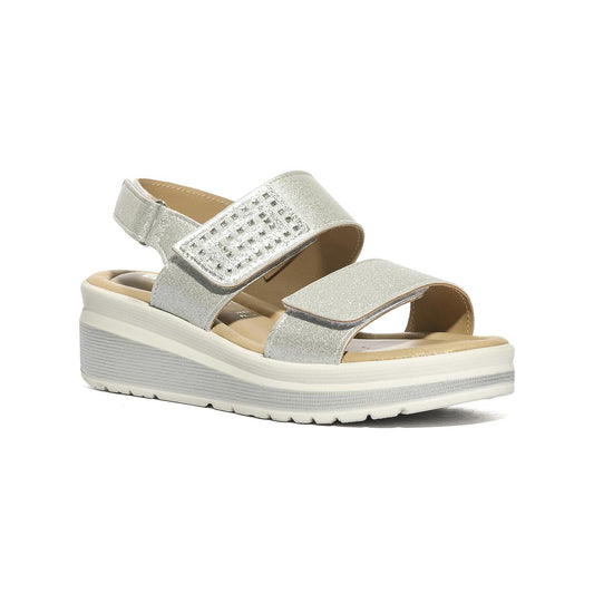 VALLEVERDE VMI104M ARGENTO Sandali Donna 