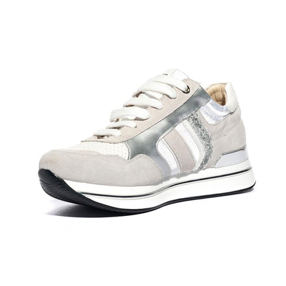 KEYS K7760 WHITE SILVER Sneakers Donna 