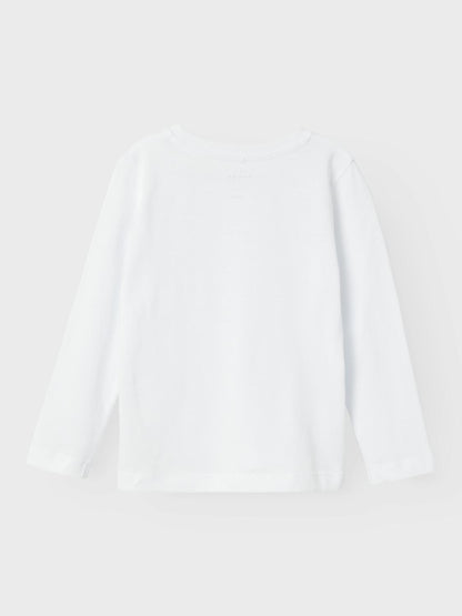NAME IT 13232312 Bright White T-Shirt Bambino 