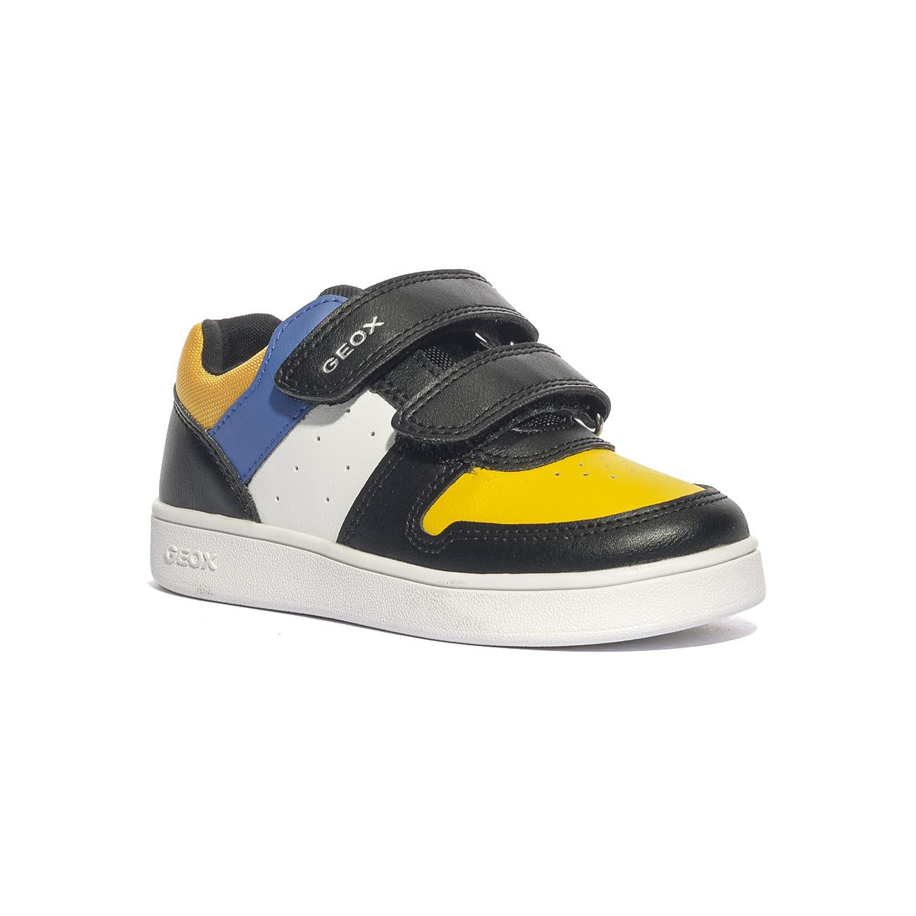 Sneakers Geox ECLYPER BOY Nere Gialle B565LA 000BCBLACK DK YELLOW      C9241 GEOX