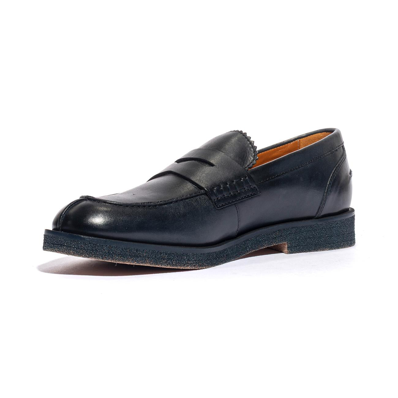 OSEY MO0034 BLU Mocassini Uomo 