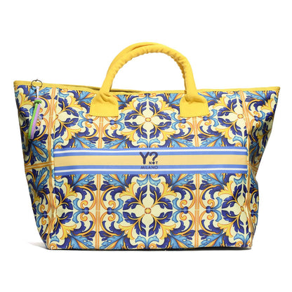 Y-NOT LPI005S6 YELLOW BORSA DA SPIAGGIA Donna 