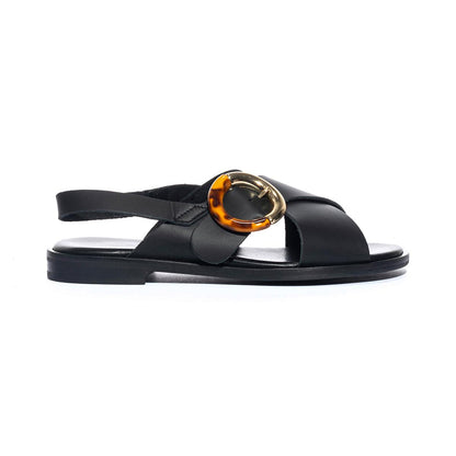 FRAU 86T9 NERO Sandali Donna 