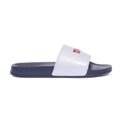 LEVI'S VPOL0221S WHITE NAVY Ciabatte Bambino 