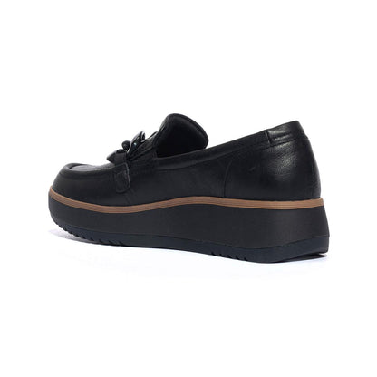 CLARKS 180109 BLACK LEA Slip-on Donna 