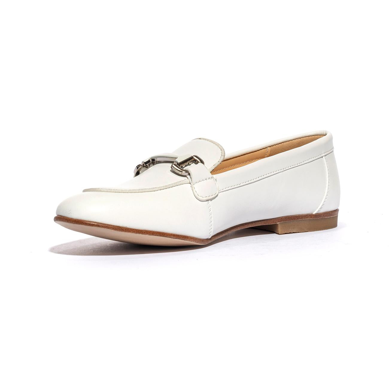 MARIELLA BURANI 50450 WHITE Mocassini Donna 