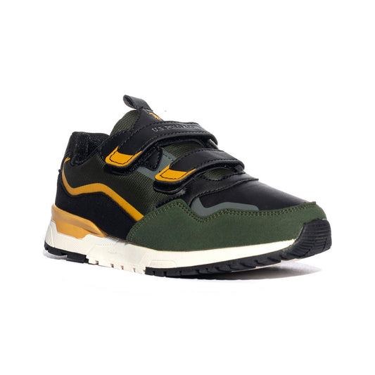 U.S. GOLF CLUB LUKE002 OLIVE BLACK Sneakers Bambino 