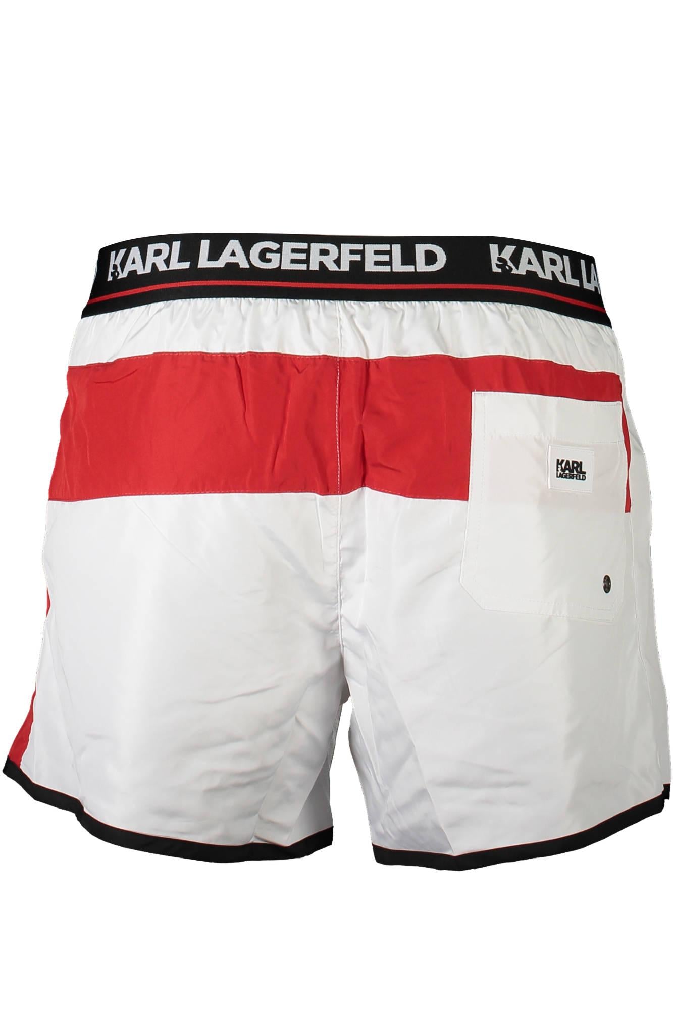 KARL LAGERFELD KL21MBS04_87D62A1_BIANCOWHIT Bianco Costumi Uomo 