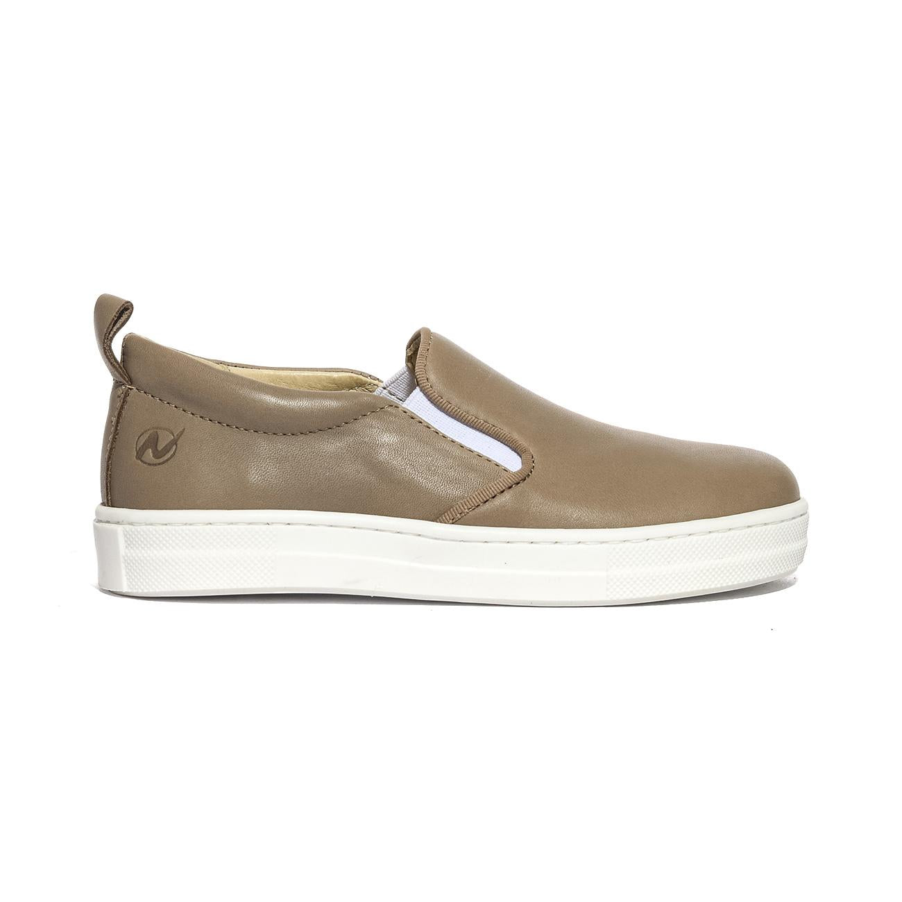 NATURINO 0012013760.74.2D54 TAUPE.WHITE Slip-on Bambino 