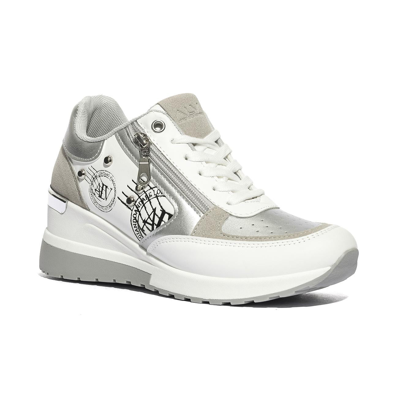 ALV By Alviero Martini ALVSD01731027 WHITESILVER Sneakers Donna 