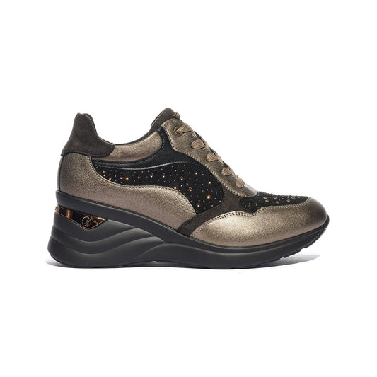 Sneakers In Blu In000401 Bronzo INBLIN000401BRONZO IN BLU