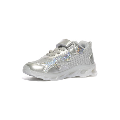 SKIFIDOL SK210 WHITE SILVER Sneakers Bambina 