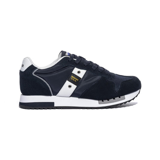 BLAUER S6QUEENS01 MES NAVY WHITE Sneakers Uomo 