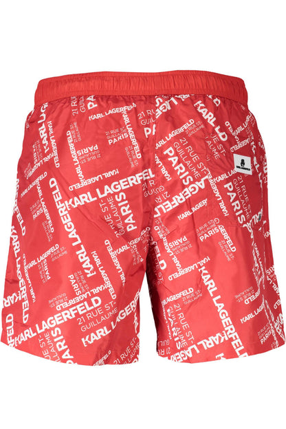 KARL LAGERFELD KL20MBM08_8E49A01_ROSSORED Rosso Costumi Uomo 
