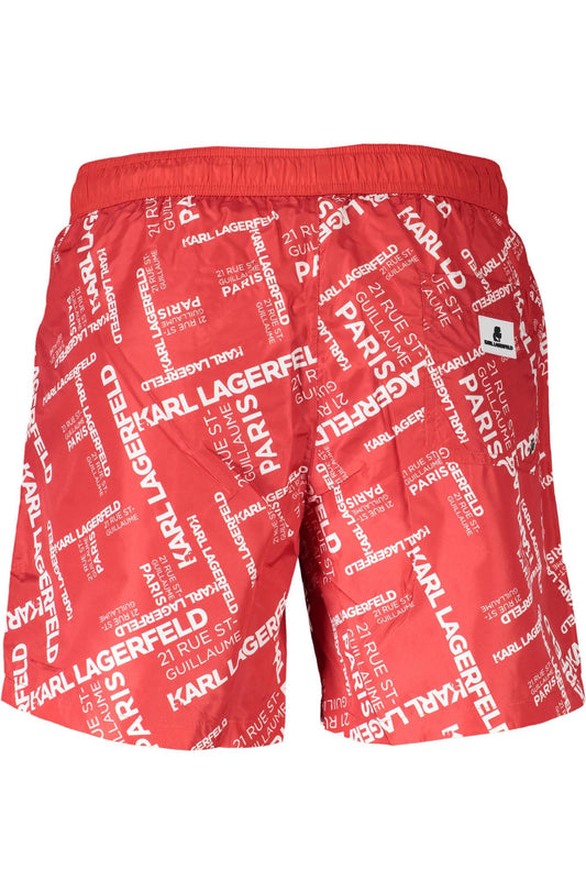 KARL LAGERFELD KL20MBM08_8E49A01_ROSSORED Rosso Costumi Uomo 
