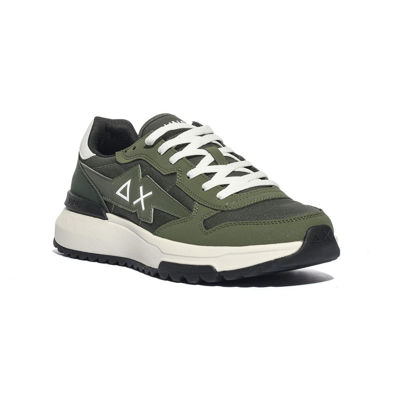 Sneakers Sun68 NIKI 2.0 SOLID Verdi Z45120MILITARE SCURO SUN 68