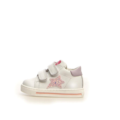 FALCOTTO 0012015350-10-2N68 WHITE-PINK-LILAC Sneakers Bambina 