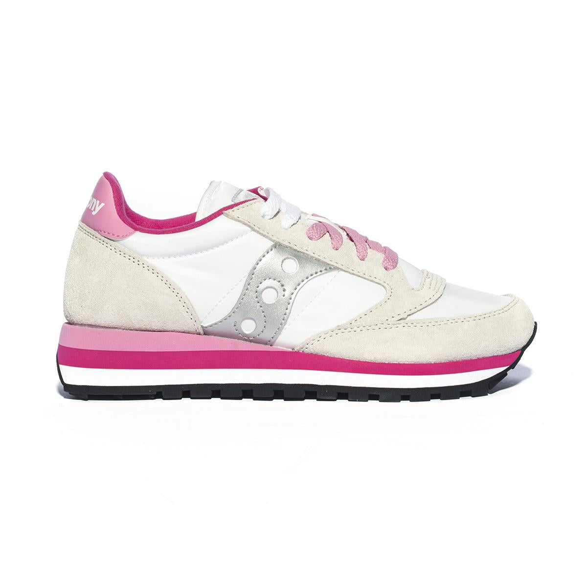SAUCONY S60530-30 WHITE GREY PINK Sneakers Donna 