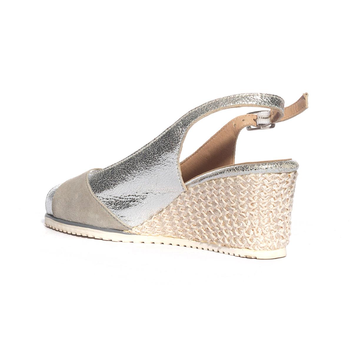 VALLEVERDE V66203 ARGENTO Sandali Donna 