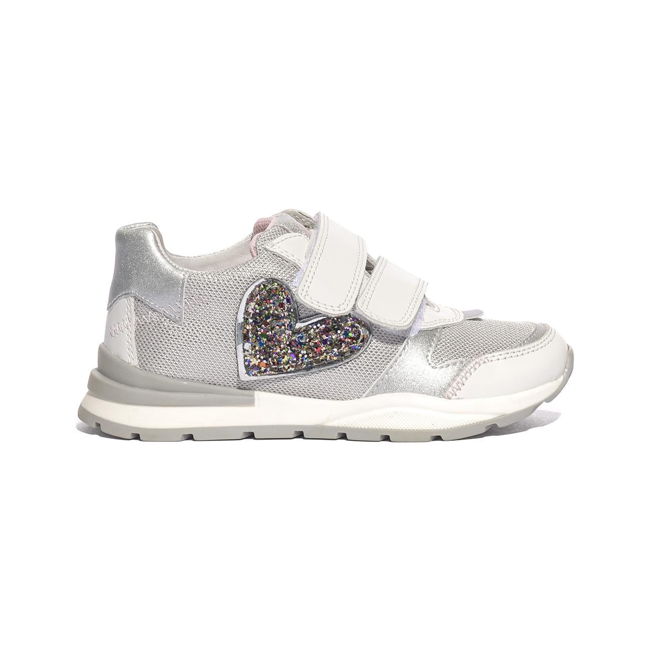 NATURINO 0012017869.13.1N02 WHITE.SILVER.MULTI Sneakers Bambina 