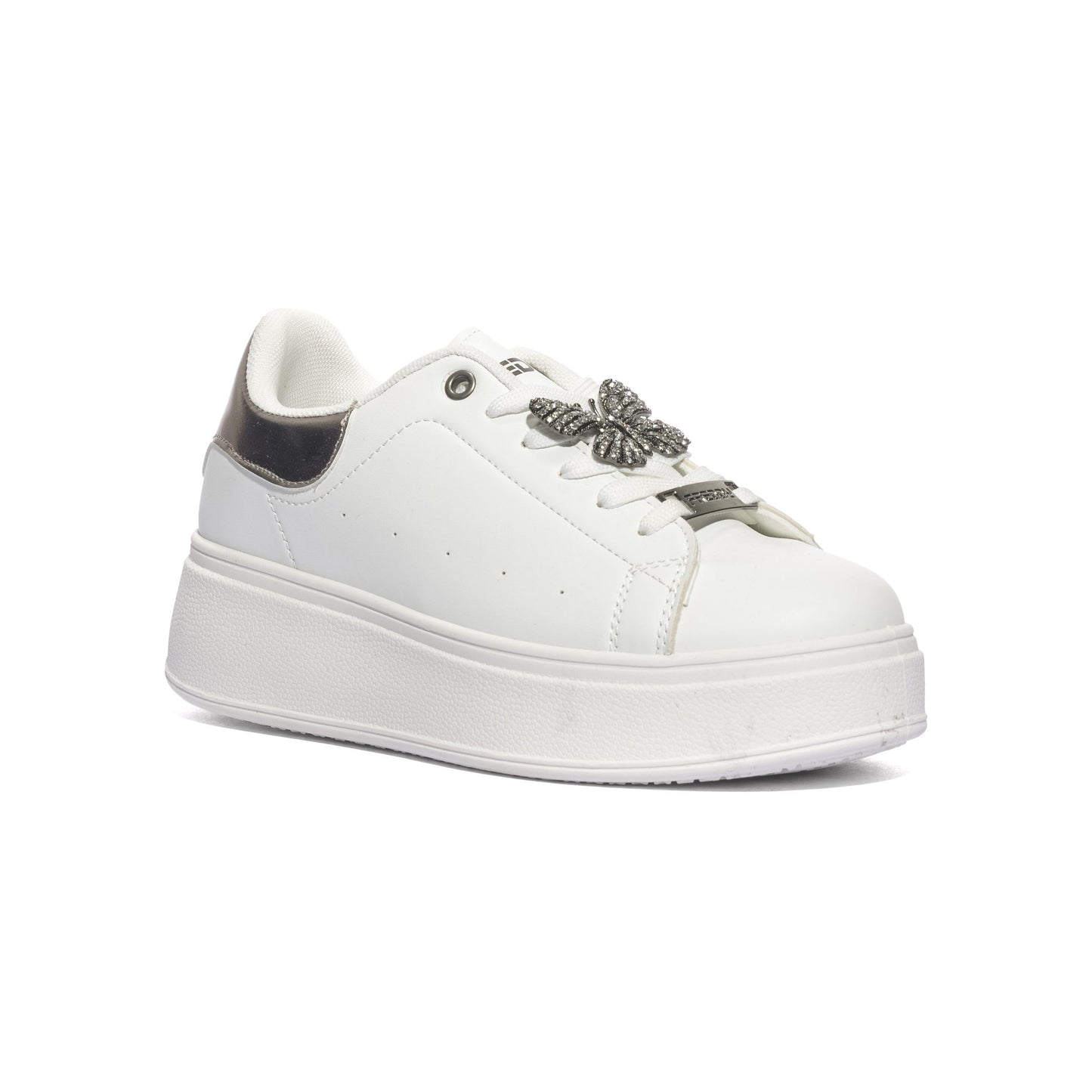 FREDDY FY7717 WHITE PEWTER Sneakers Donna 