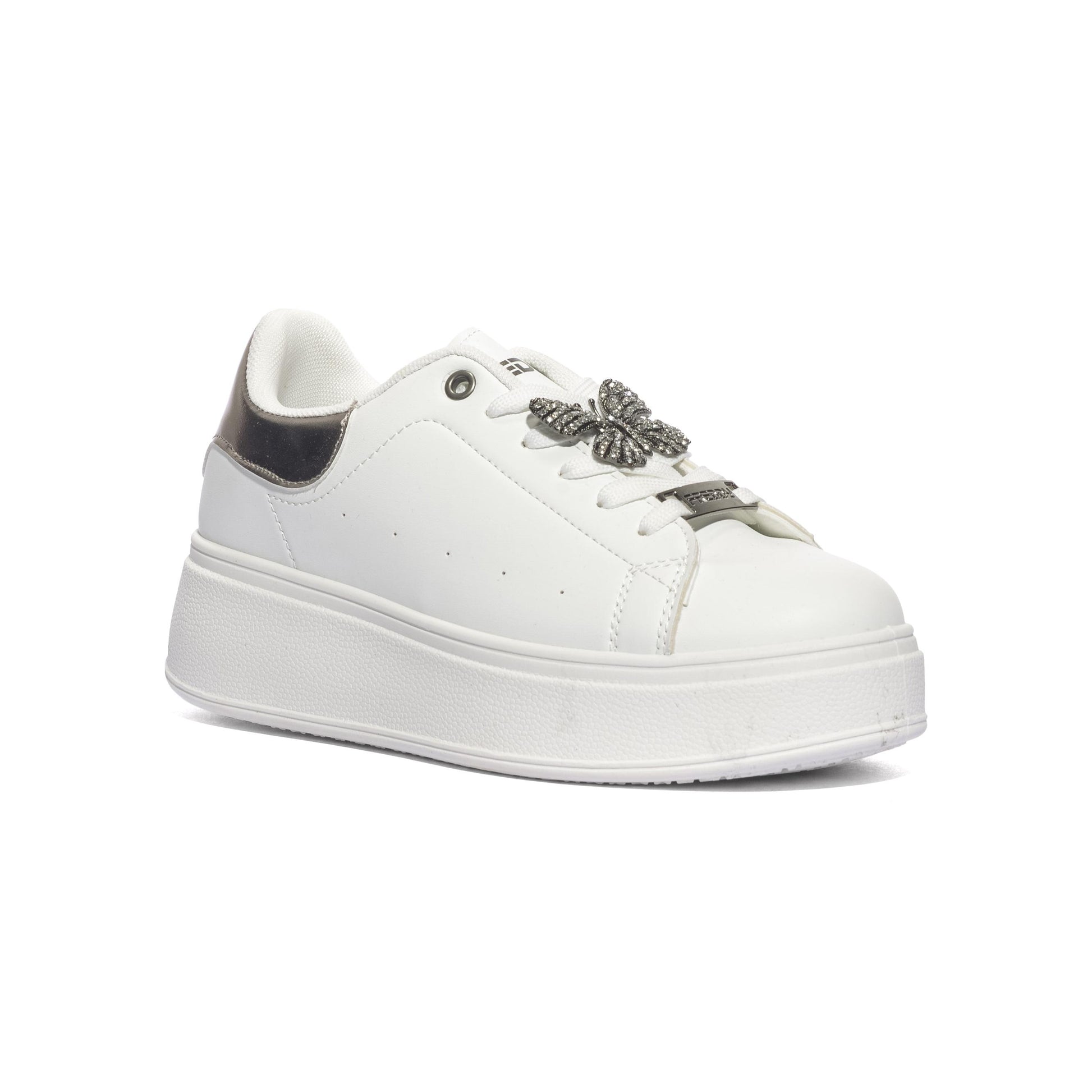 FREDDY FY7717 WHITE PEWTER Sneakers Donna 