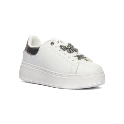 FREDDY FY7717 WHITE PEWTER Sneakers Donna 