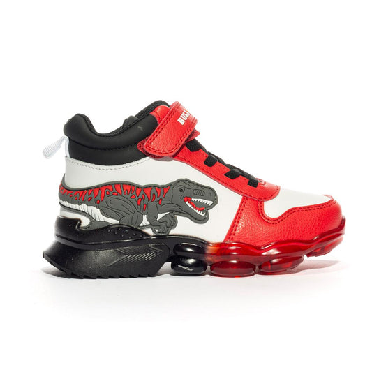 BULL BOYS DVAL2201 BIANCO ROSSO Sneakers Bambino 