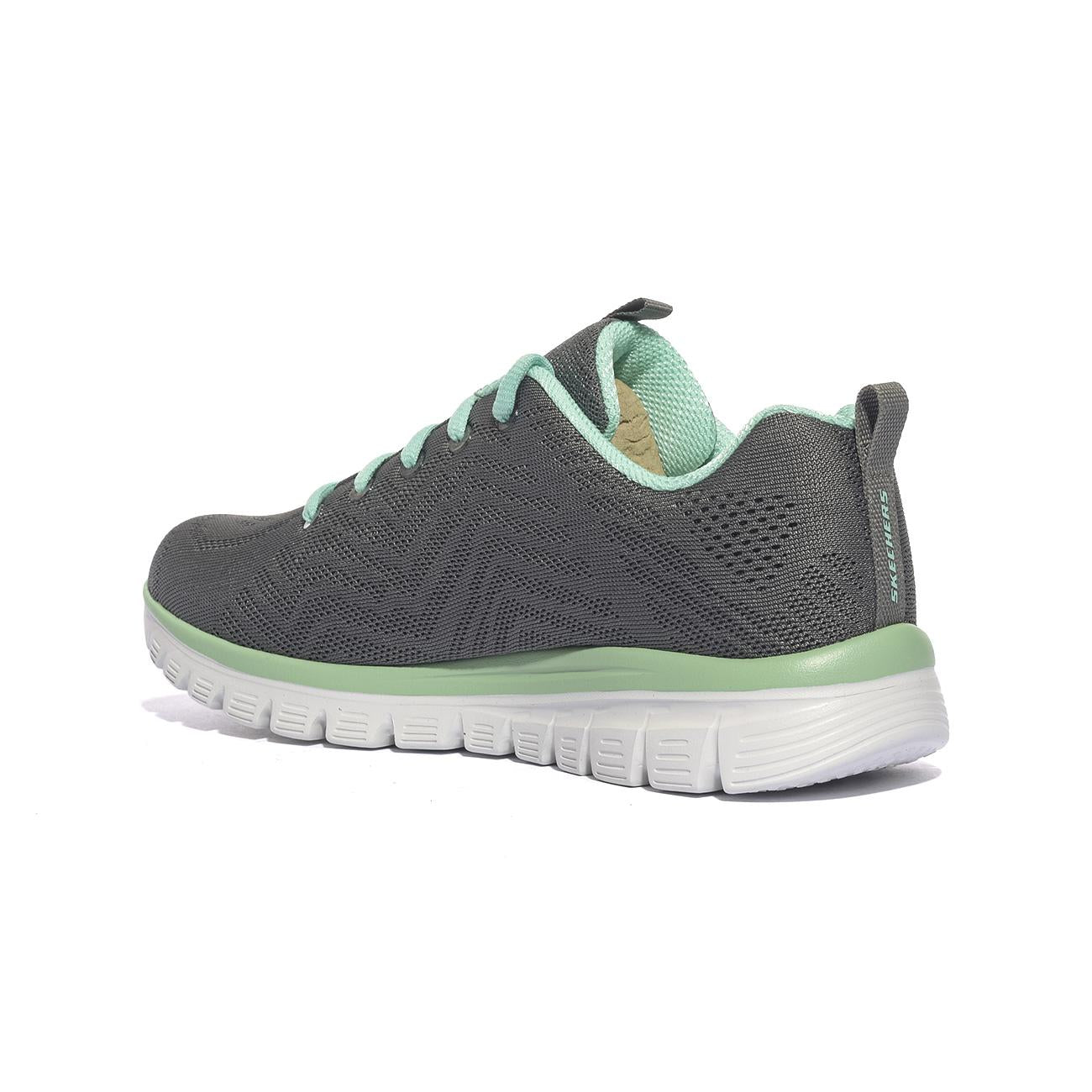 Sneakers Skechers GRACEFUL-GET CONNECTED Grigie 12615CCGR SKECHERS
