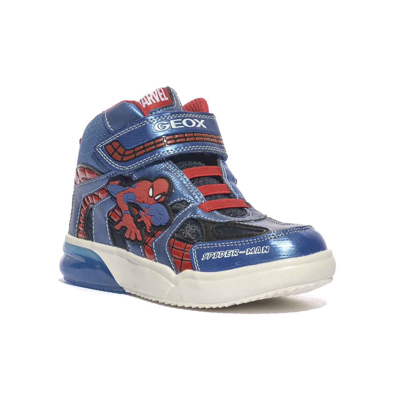 Sneakers Geox Spiderman Grayjay Blu Rosso J269YC 011CENAVY ROYAL  C4226 GEOX