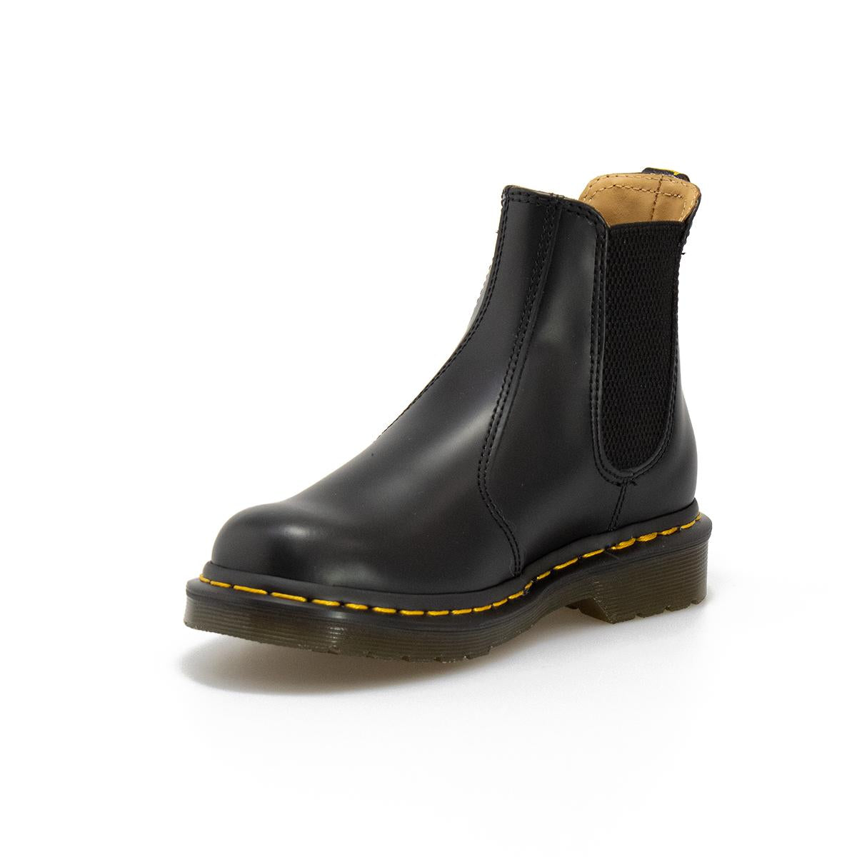 Stivaletti Dr. Martens 2976 Yellow Stitch Nere 22227001Black Smooth DR MARTENS