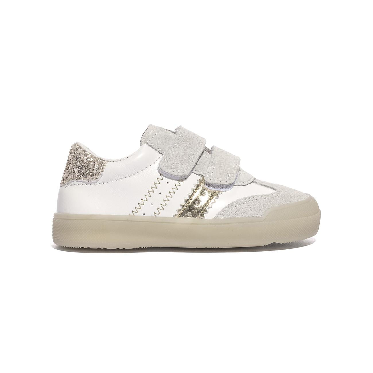 NATURINO 0012019205.03.1N03 WHITE.PLATINUM Sneakers Bambina 