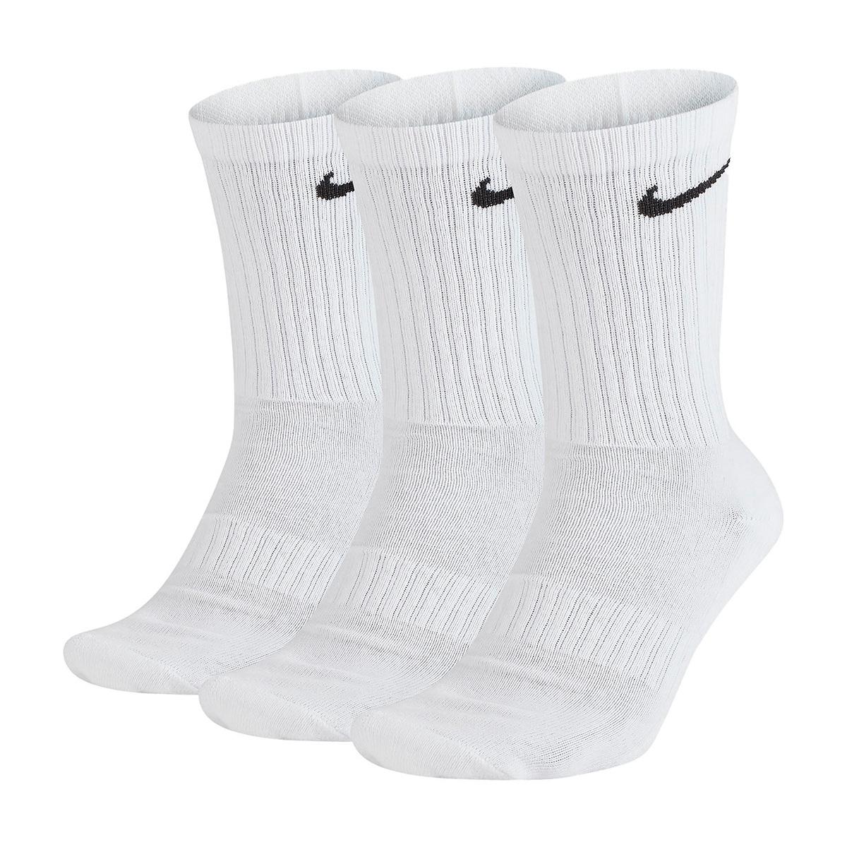 NIKE SX7664-100 WHITE BLACK Calzini Unisex 