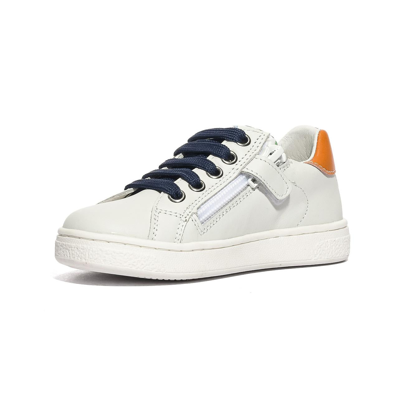 NATURINO 0012017502.42.2N93 WHITE.GREEN.ORANGE Sneakers Bambino 