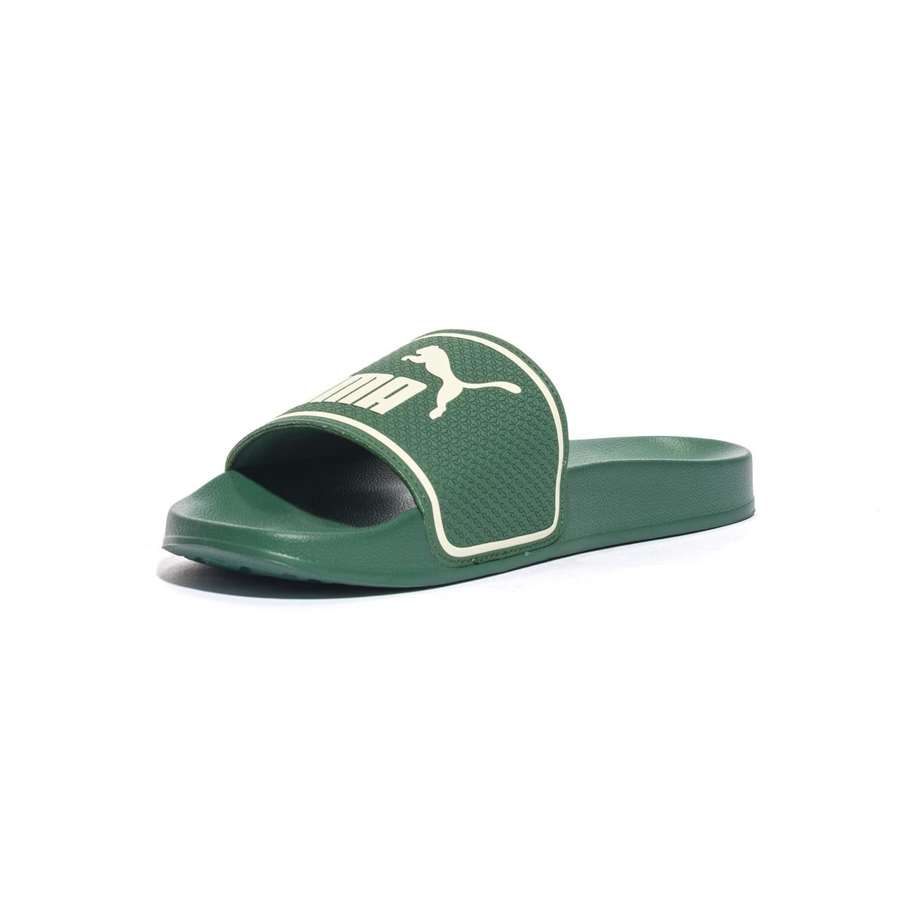 PUMA 384139-26 green Ciabatte Unisex Bambino 