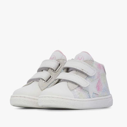 NATURINO 0012017857-28-2N86 WHITE-MULTI Sneakers Bambina 