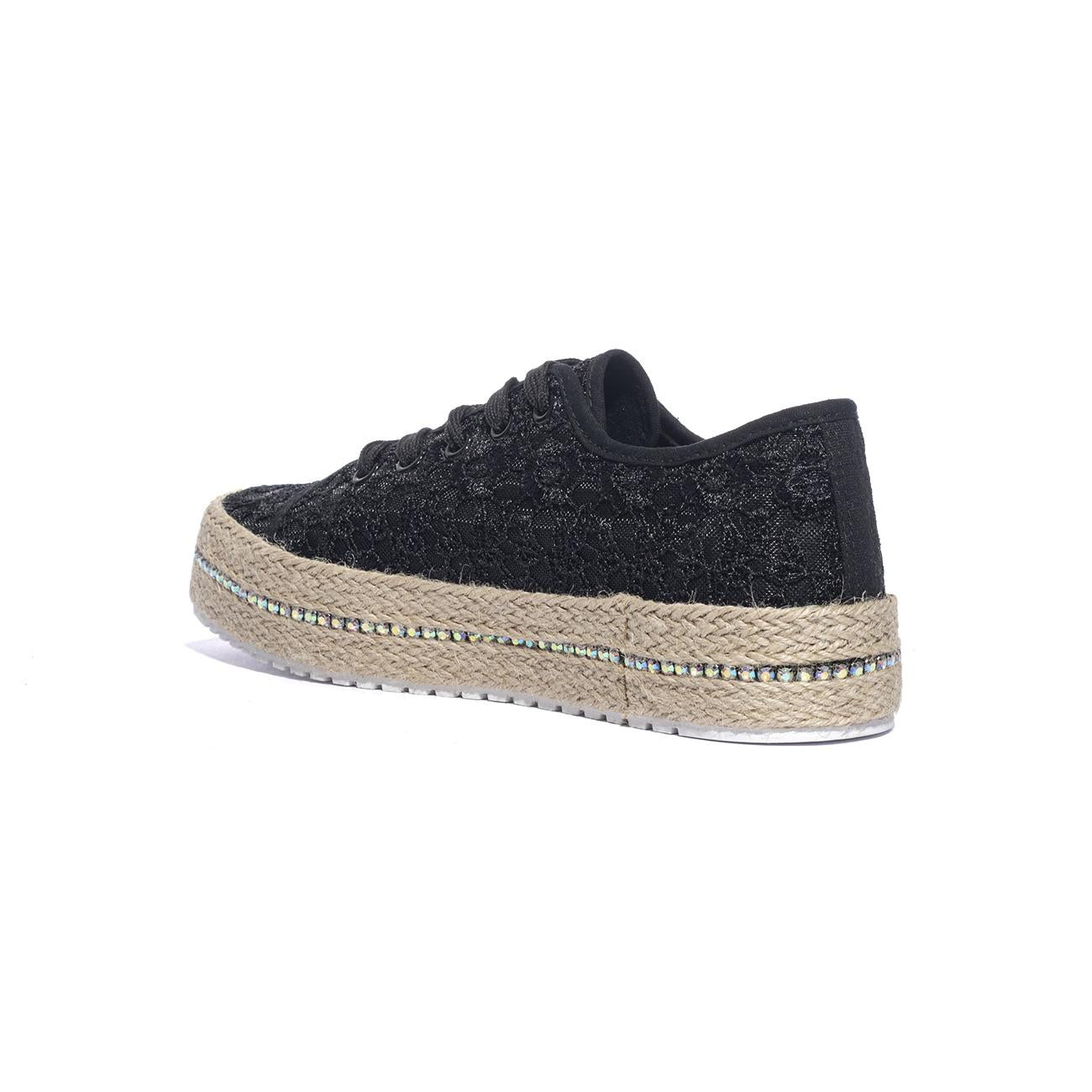 LAURA BIAGIOTTI 9095 BLACK Sneakers Donna 