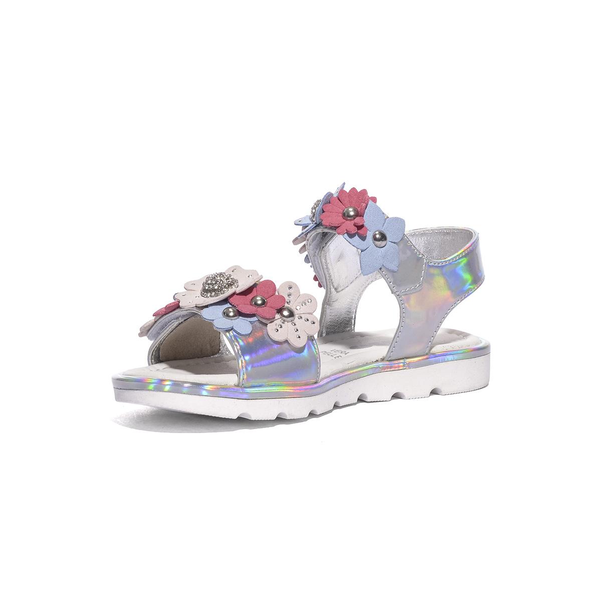 ASSO AG17904 SILVER MULTICOLOR Sandali Bambina 